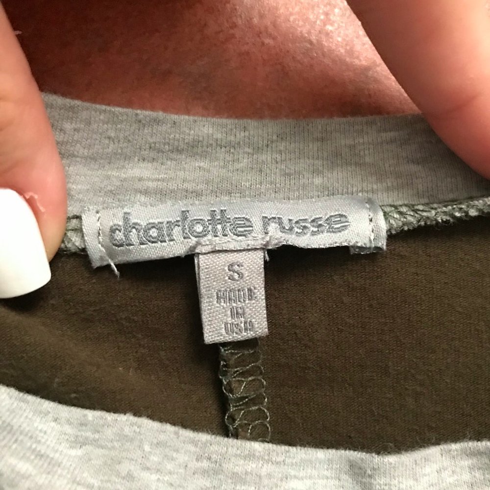 Dark Green & Grey Body Suit